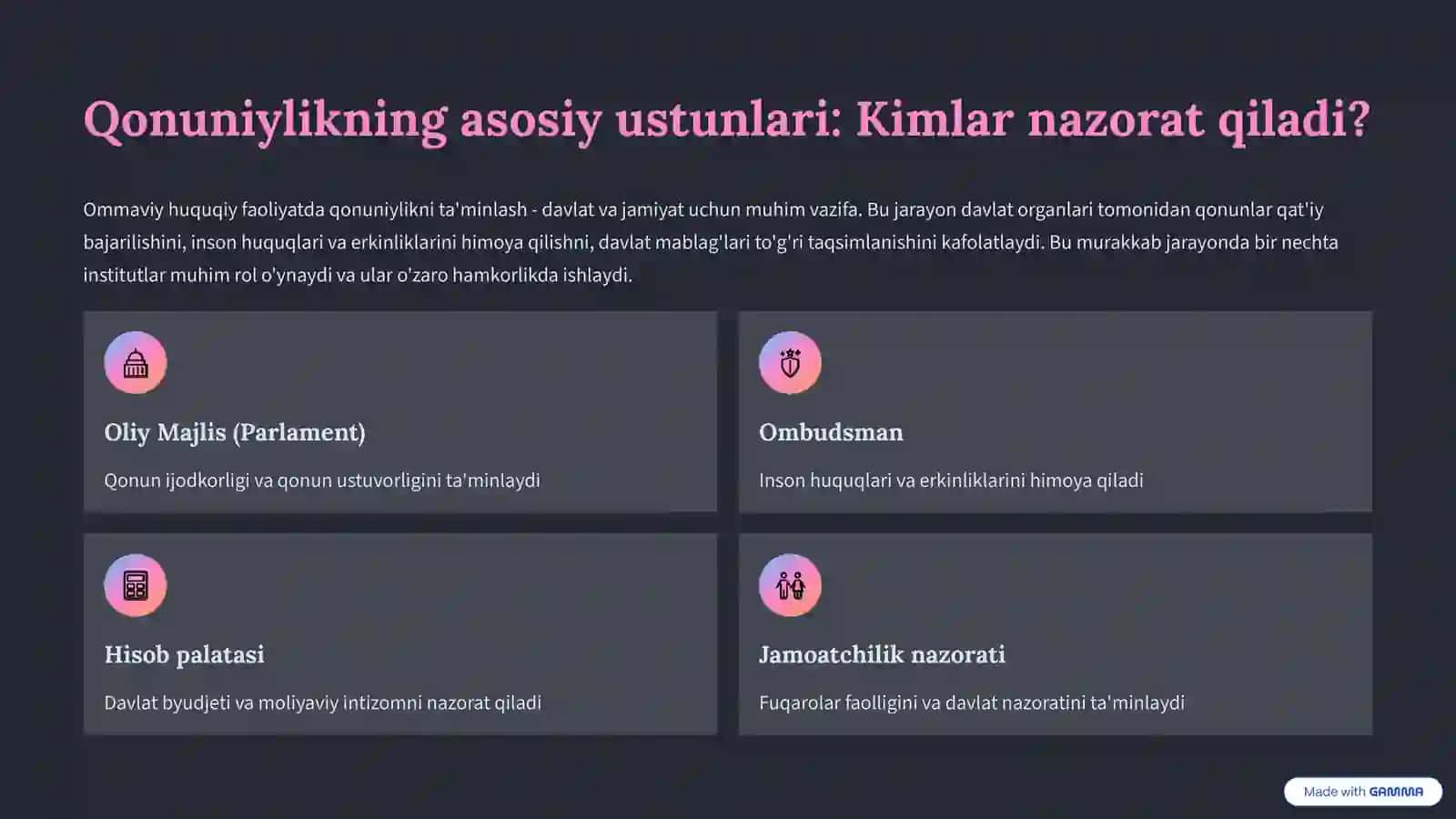 Ommaviy huquqiy faoliyatda qonuniylikni ta'minlash 2
