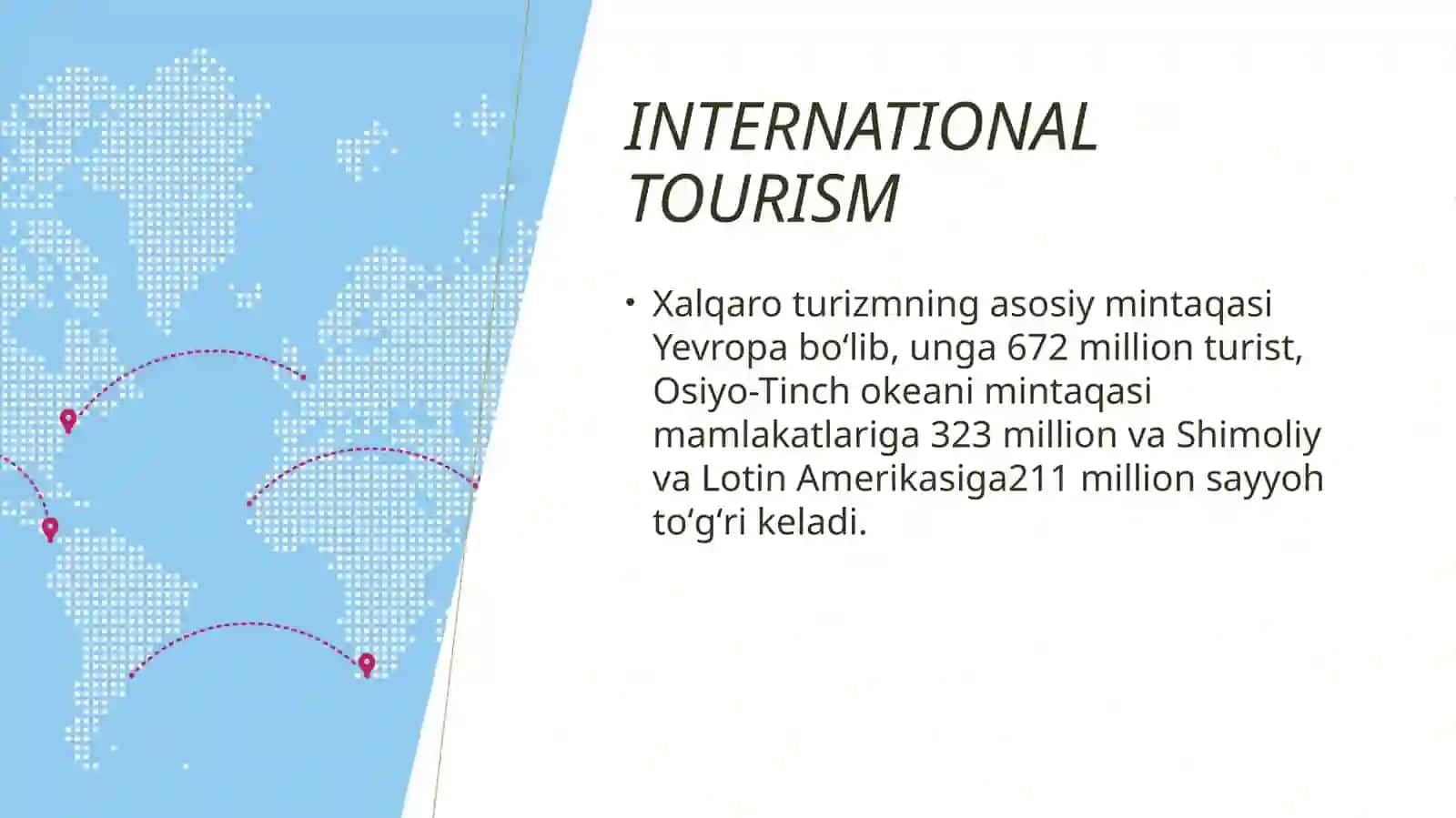 Xalqaro turizmning globallashuv jarayoni 2
