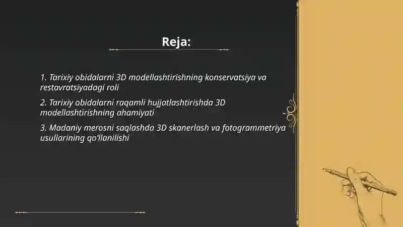 Tarixiy obidalarni 3D modellashtirishning ahamiyati 2
