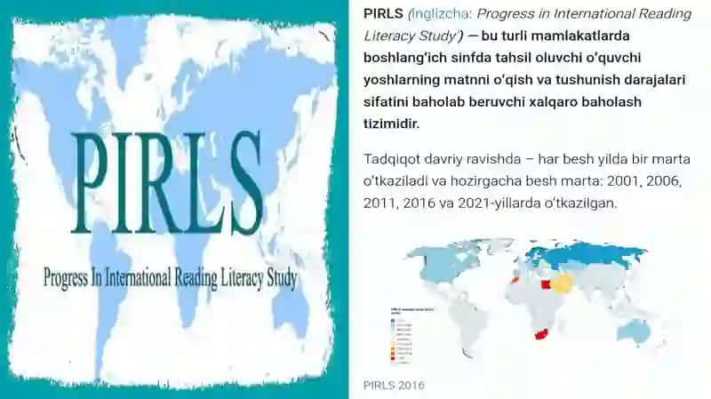 PIRLS XALQARO BAHOLASH DASTURI 2