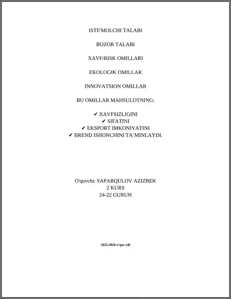 SERTIFIKATLASHTIRISH OMILLARI 2