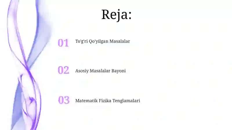 Matematik Fizika Tenglamalari 2
