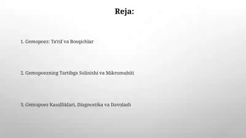 Gemotsitopoez va uning bosqichlari 2