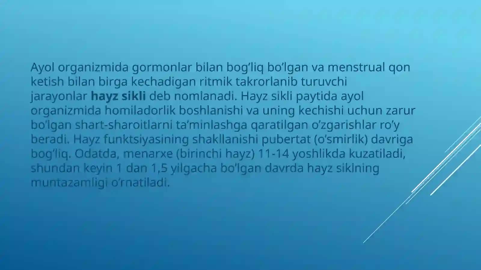 Hayz sikli 2