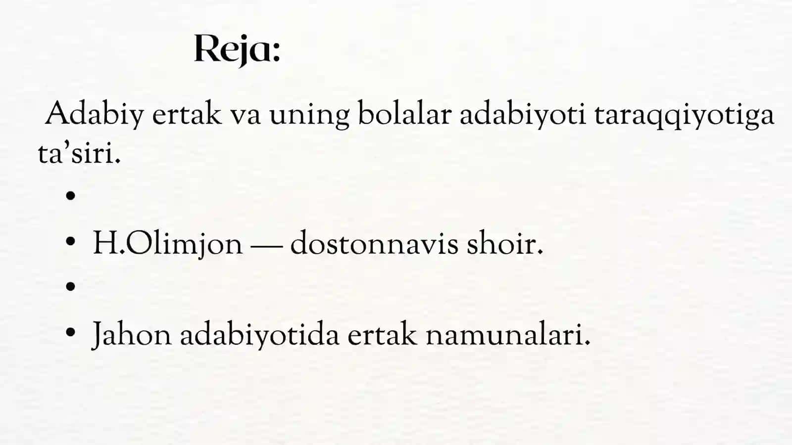 ADABIY ERTAKLAR 2