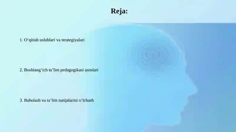 Boshlangʻich taʼlim pedagogikasining umumiy asoslari 2