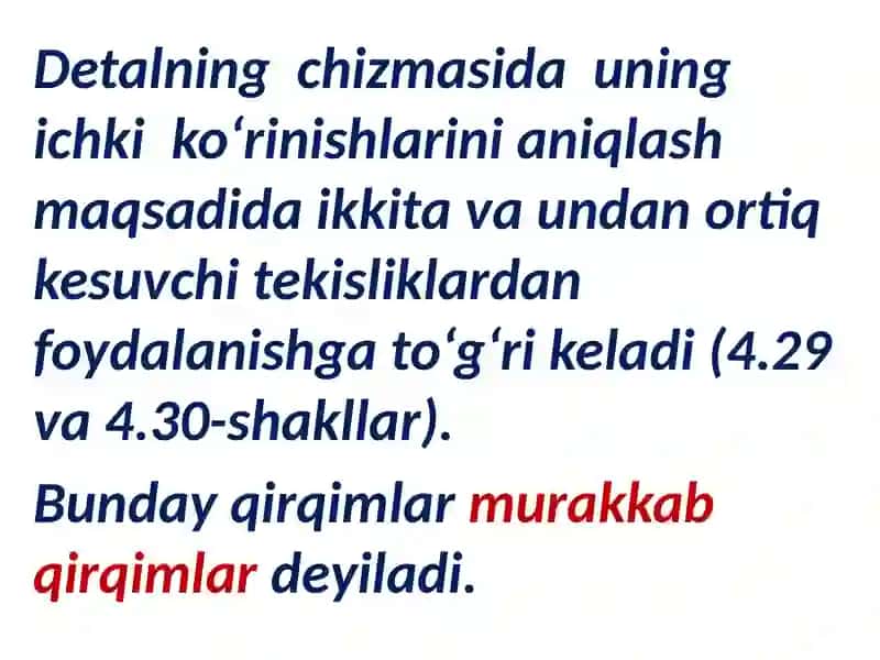 Murakkab qirqimlar 2