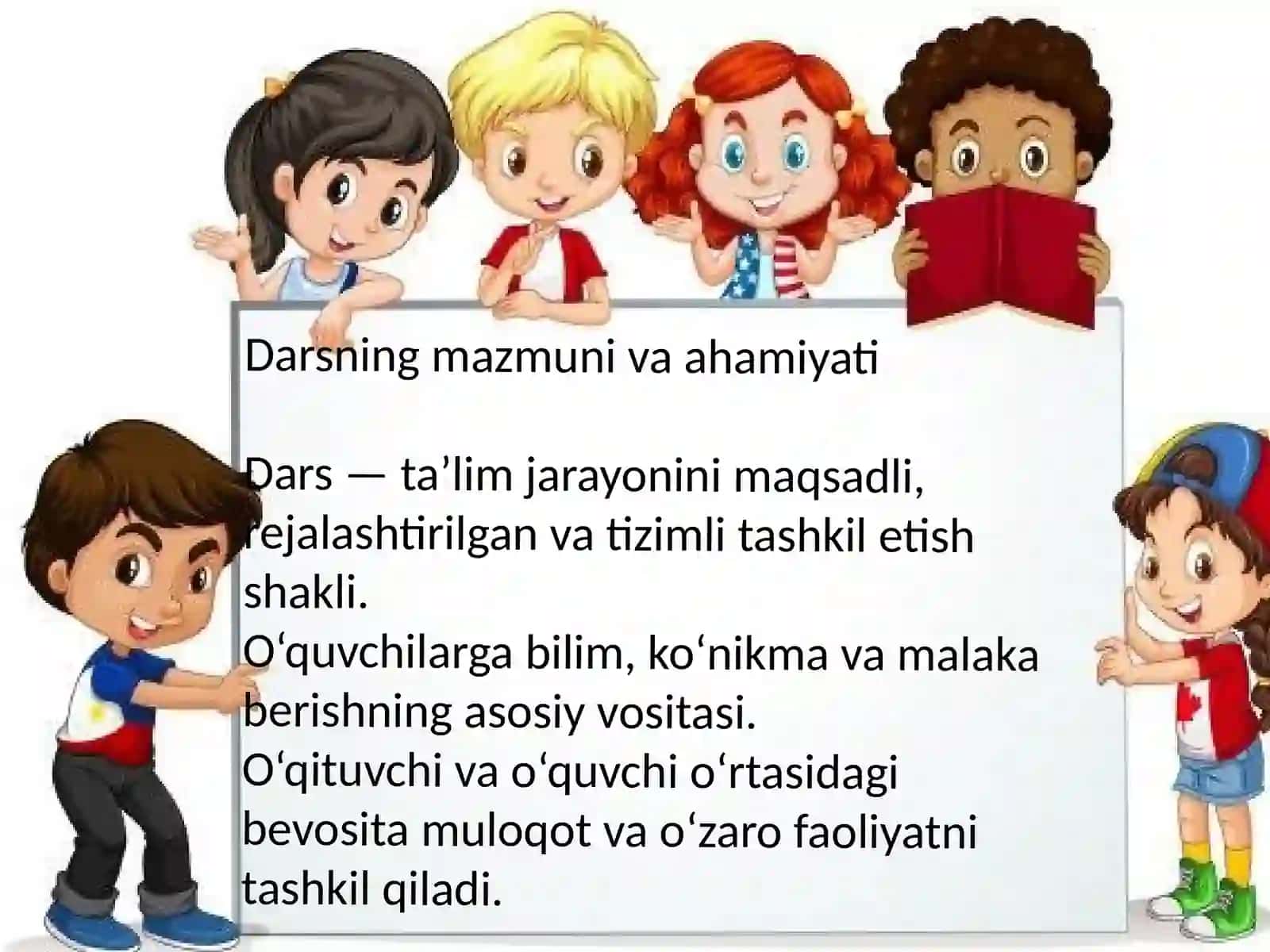 Dars-ta'limni tashkiletishning asosiy shakli 2