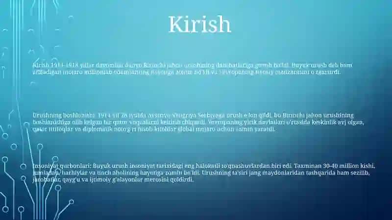 1914 1918 Yillardagi 30224030 Urushlar 2