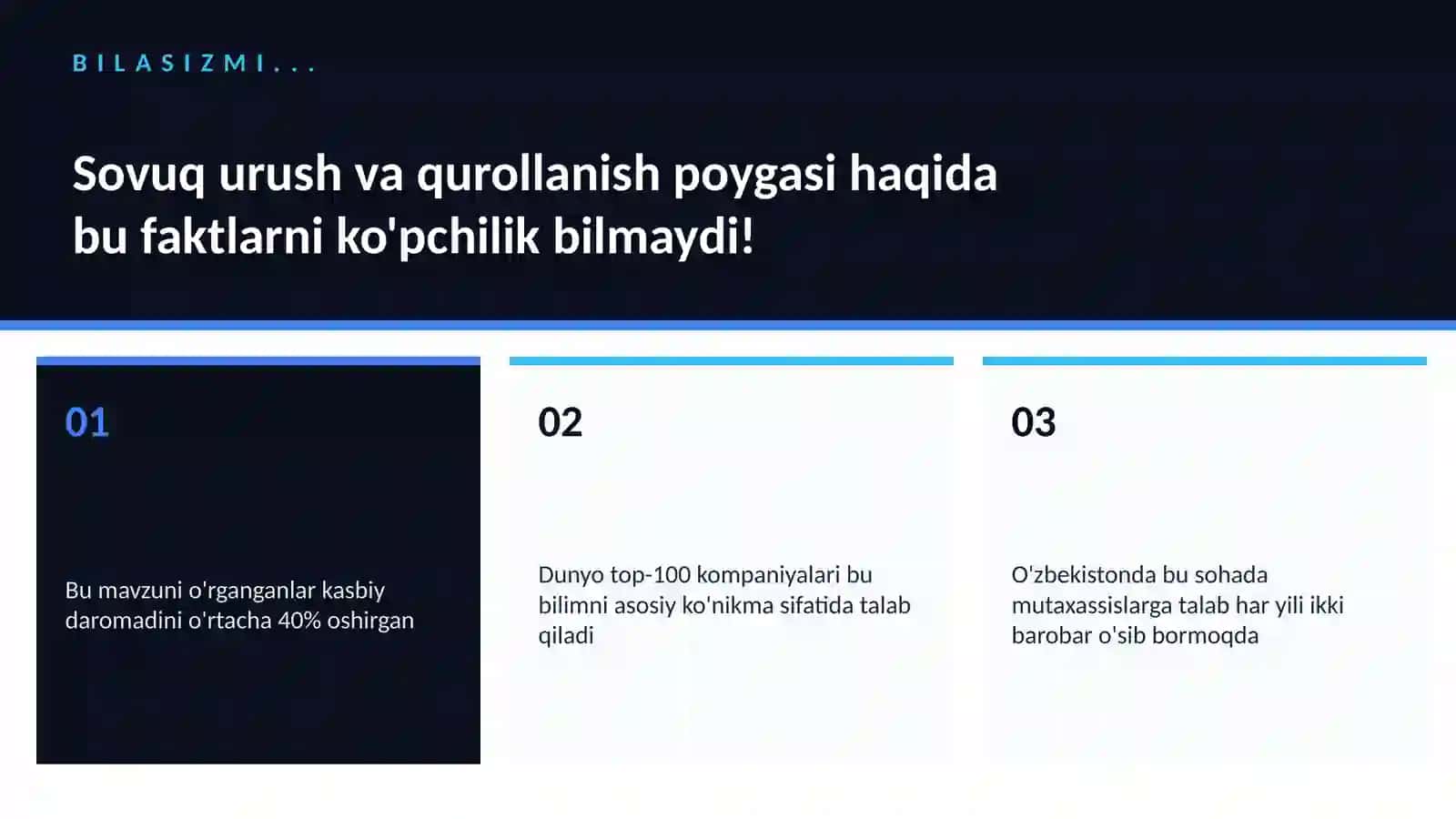 Sovuq urush va qurollanish poygasi 2