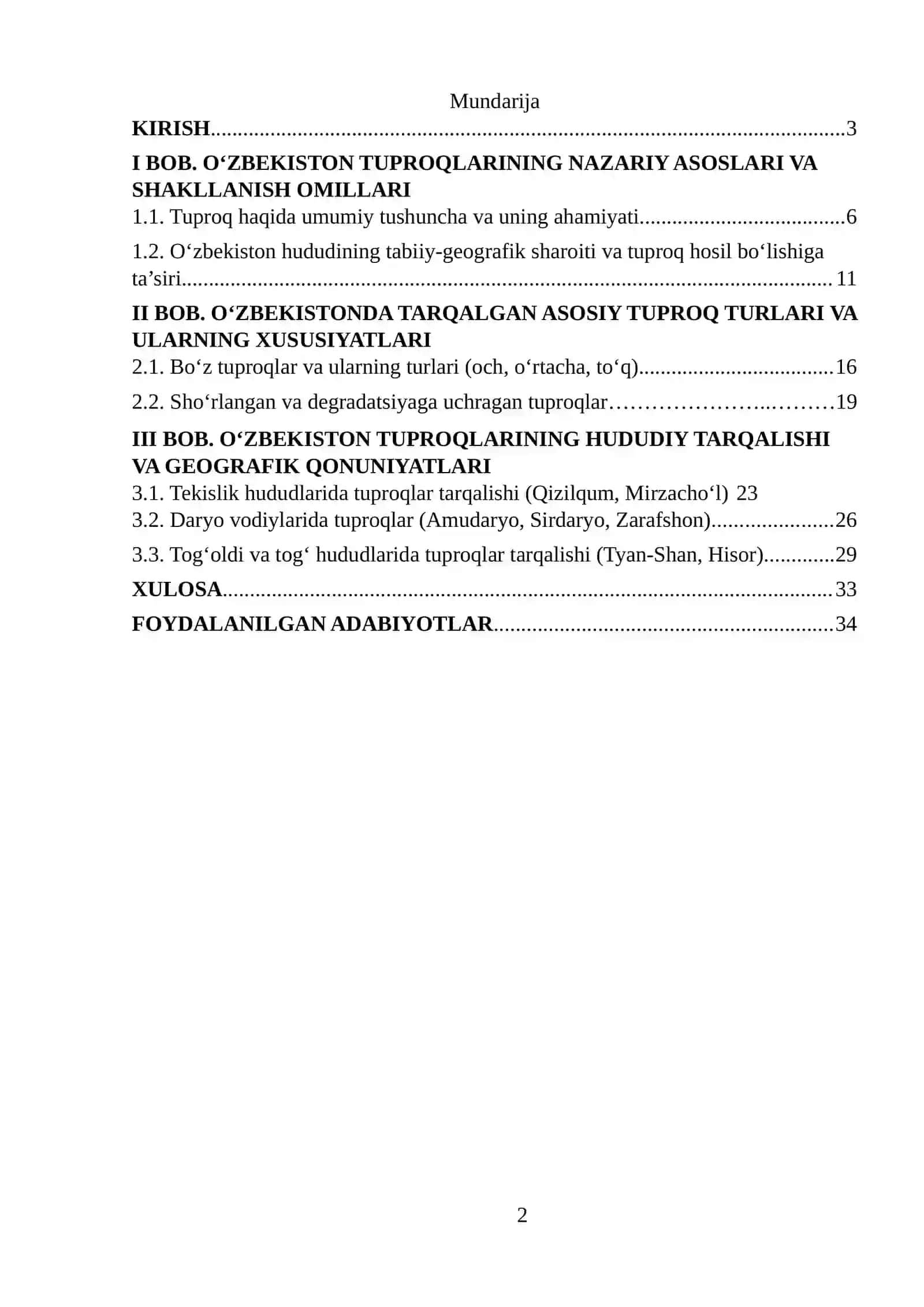 Oʻzbekiston tuproqlari va ularning tarqalishi 2