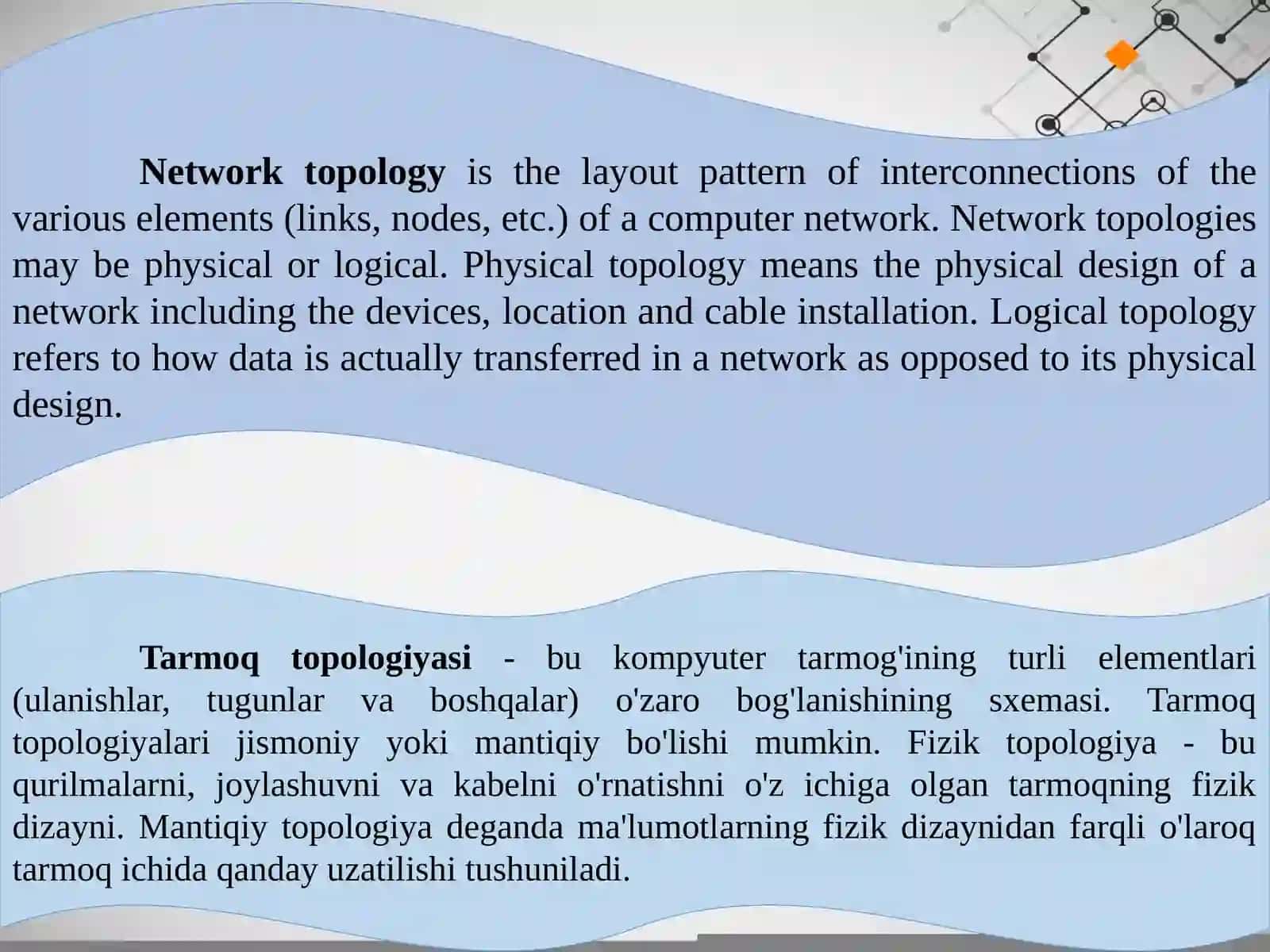 Tarmoq topologiyasi 2