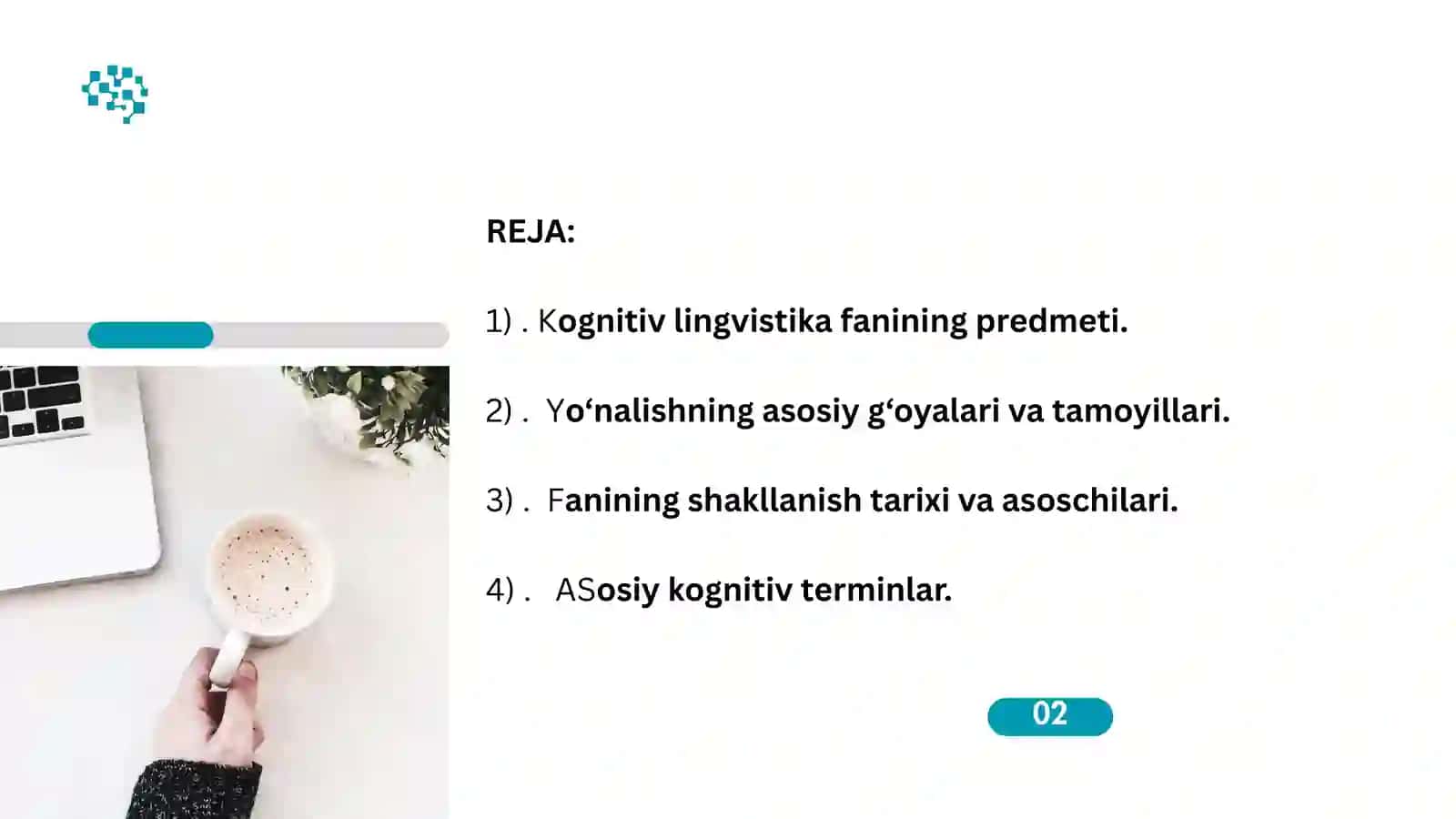 KOGNITIV LINGVISTIKA: TIL, TAFAKKUR VA INSON ONGI 2