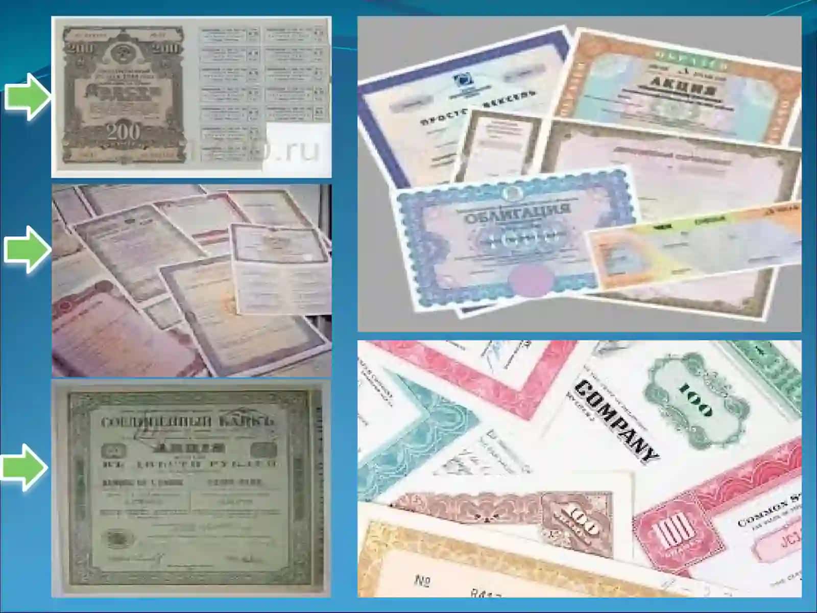 Qimmatli qog’ozlarning mazmuni va tavsifi 2