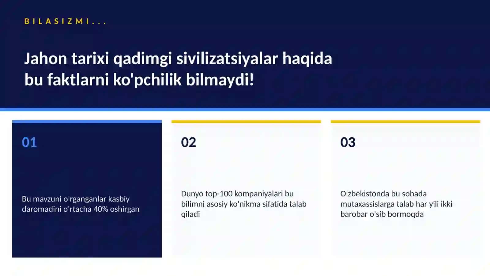 Jahon tarixi qadimgi sivilizatsiyalar 2