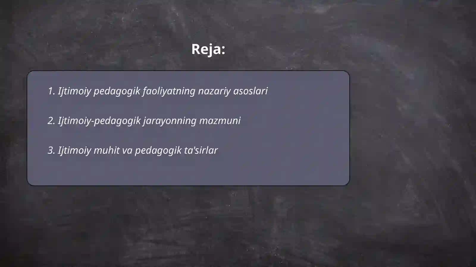 Ijtimoiy pedagogik faoliyatning asosiy yo'nalishlari 2