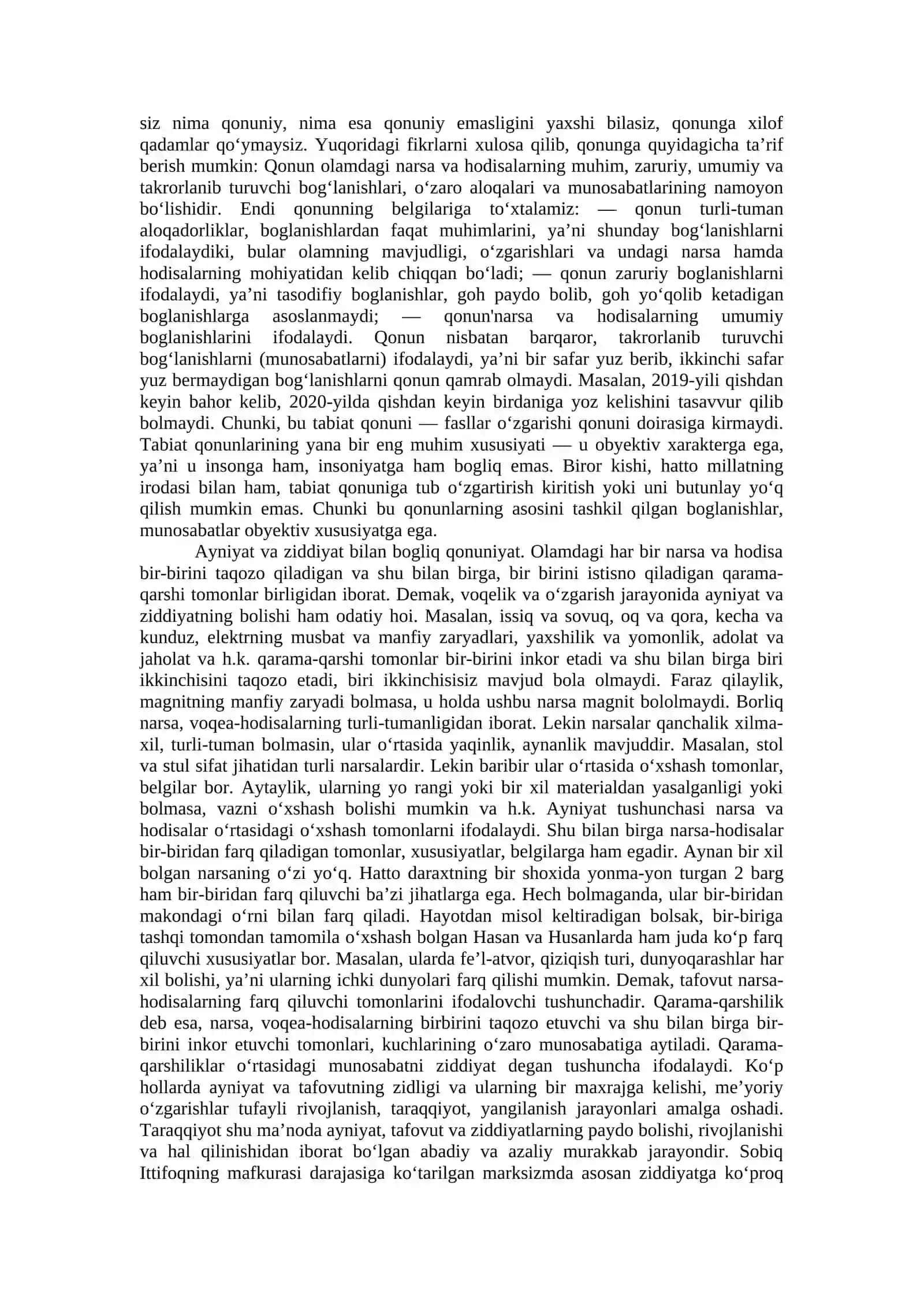 Rivojlanish falsafasi 2