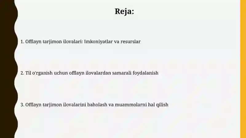 Offlayn tarjimon dasturlar 2