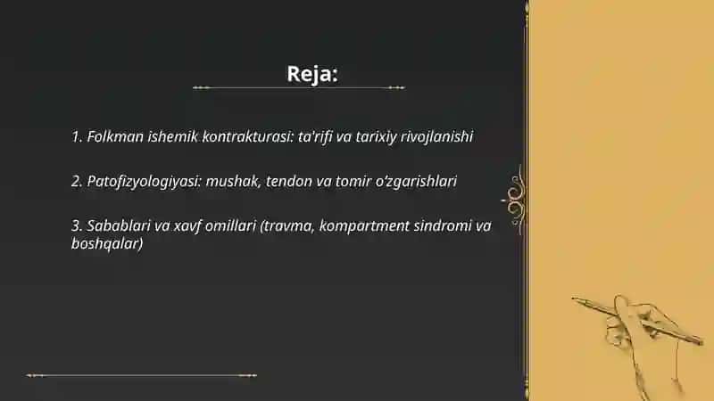 Folkman ishemik kontrakturasi 2