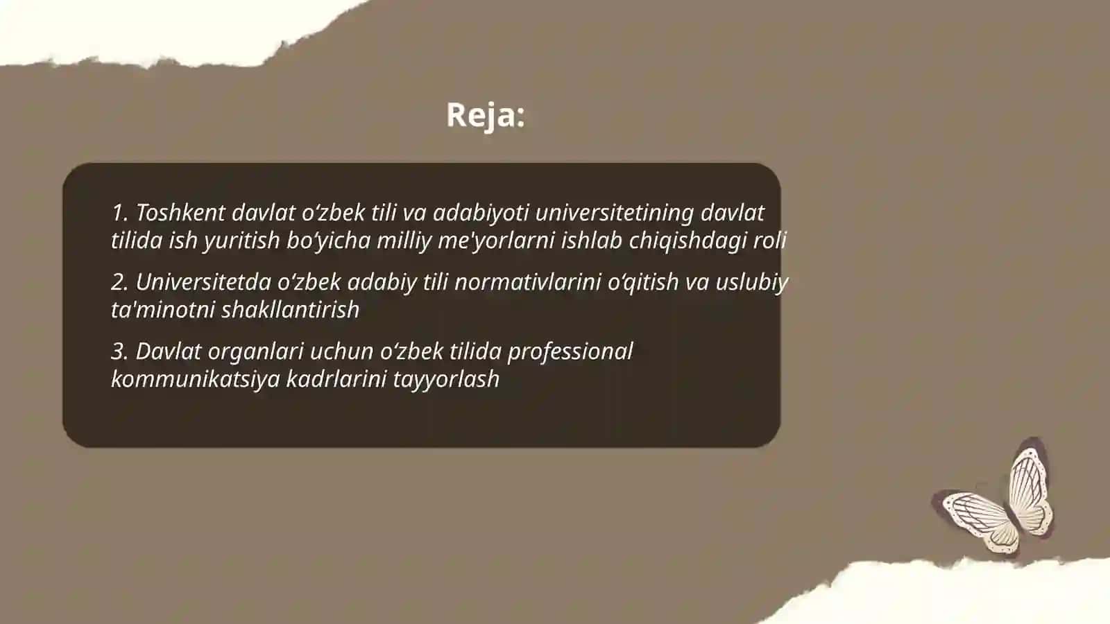Davlat tilida ish yuritish asoslari 2