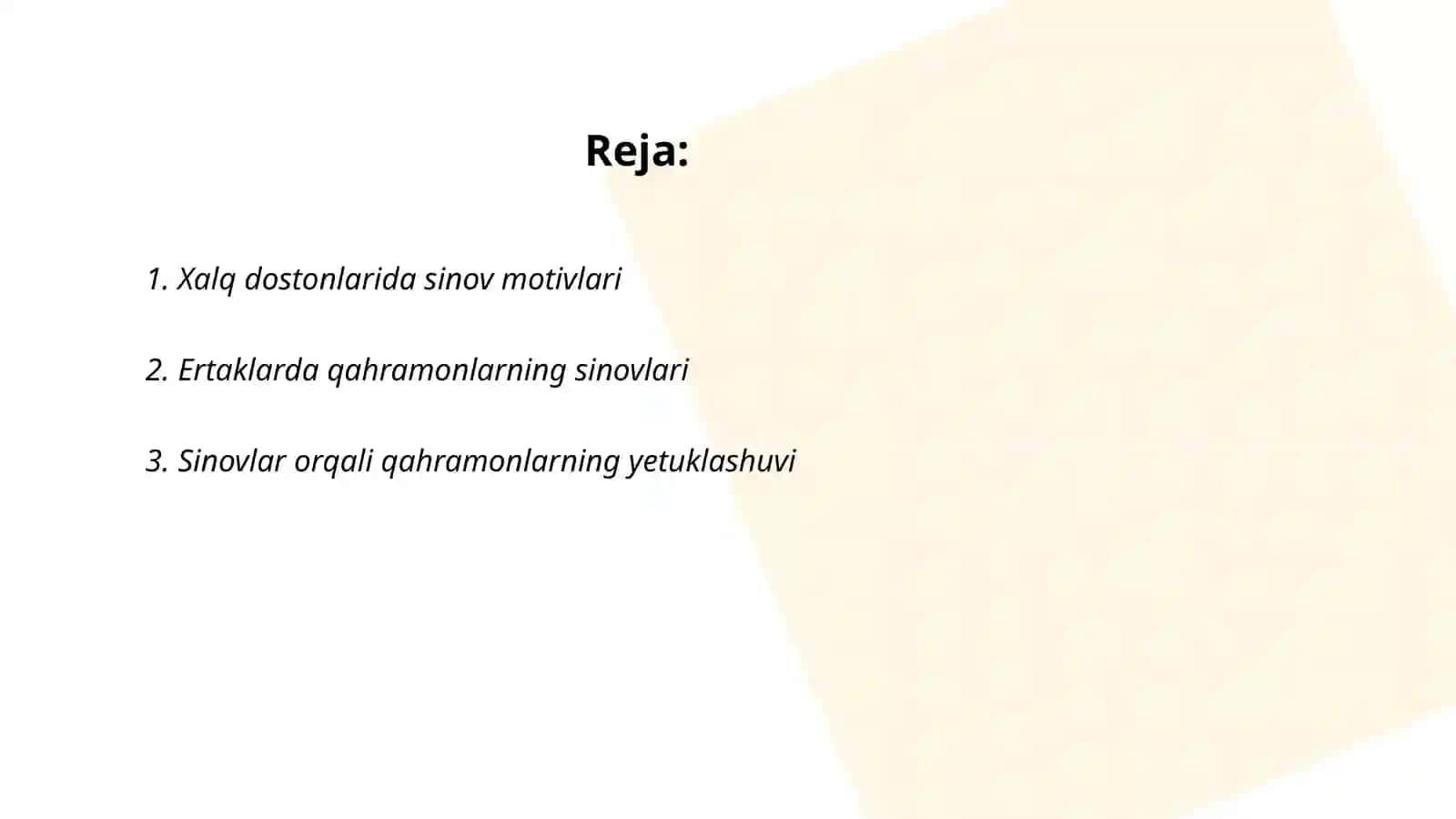 Xalq dostonlari va ertaklarida sinov kompleksi 2