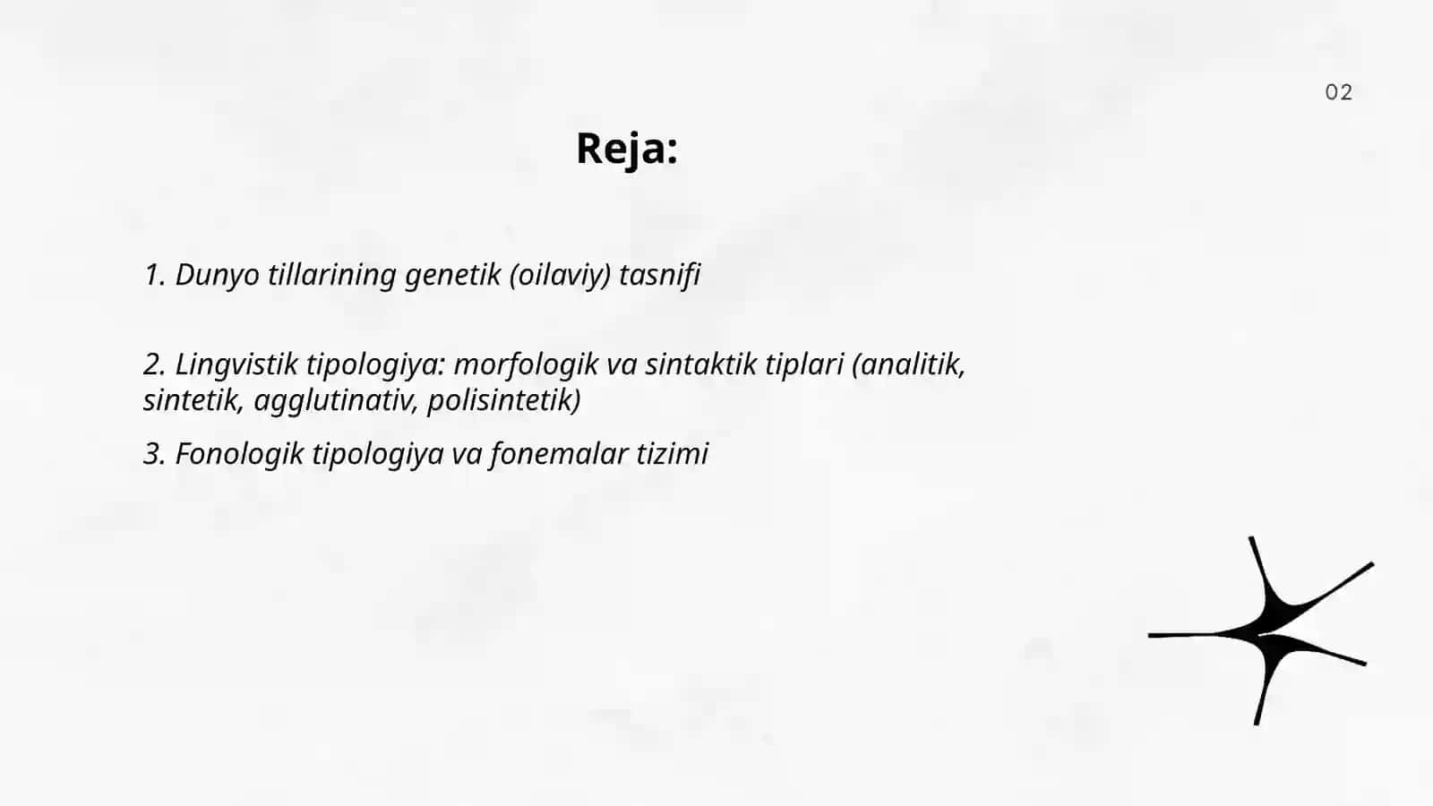 Dunyo tillari va ularning tasnifi 2