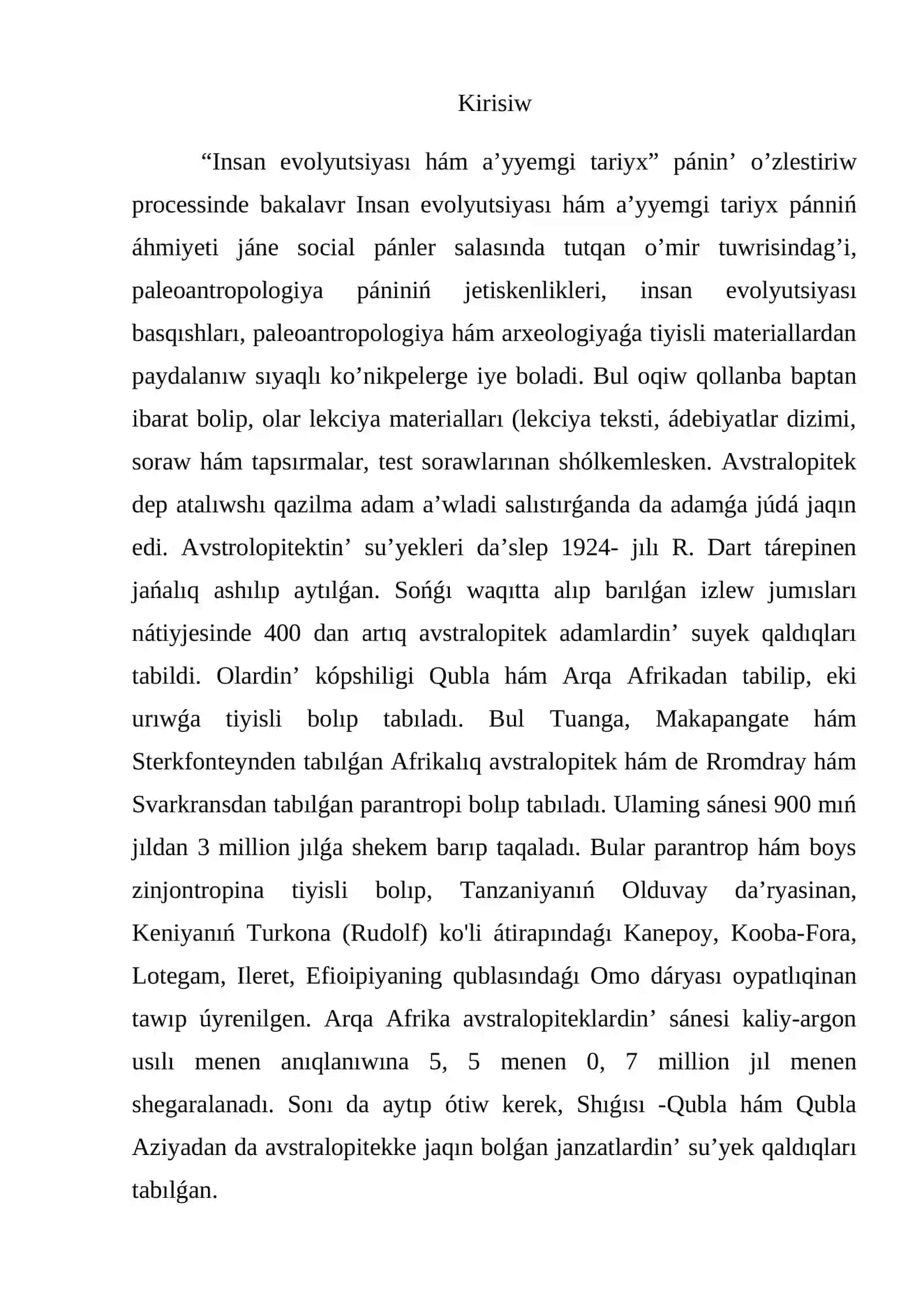 Iri avstralopitekler 2
