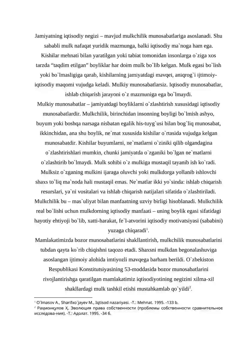 Mulk huquqi 2
