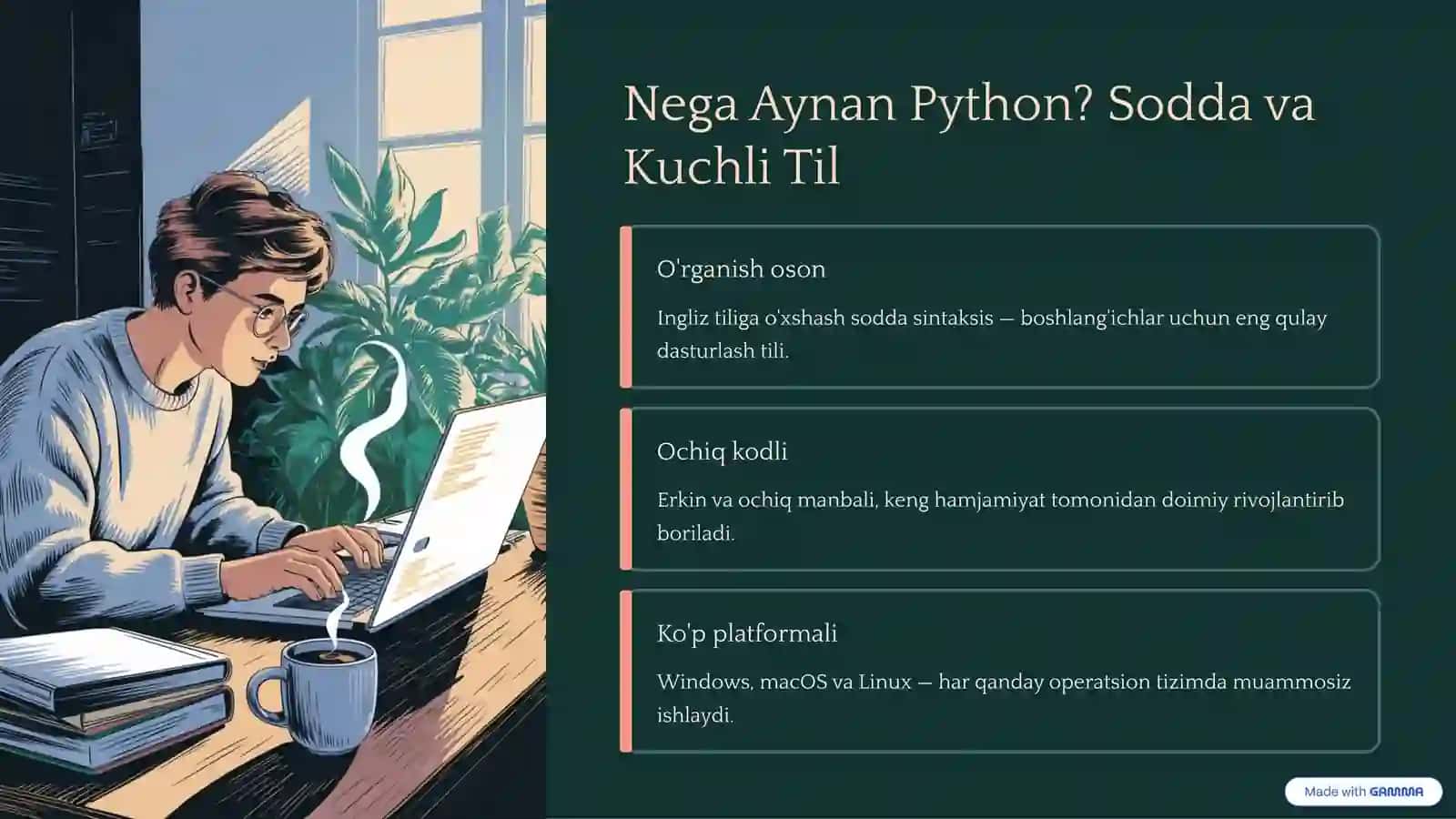 Python: Zamonaviy Dasturlashning Kuchli Vositasi 2
