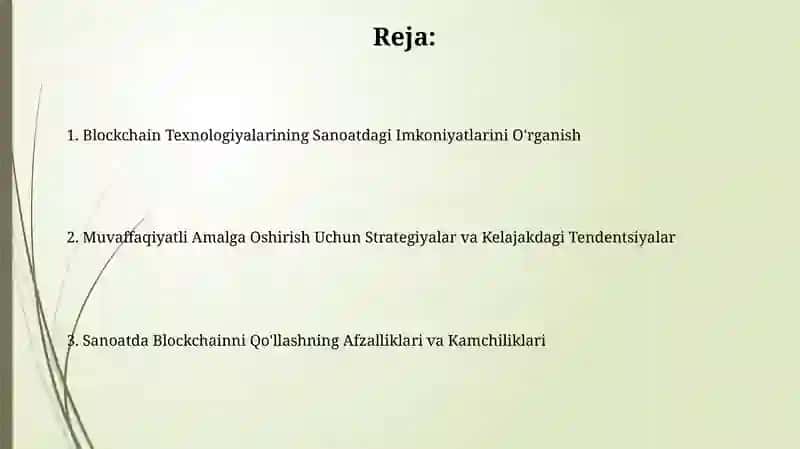 Blokcheynning afzalliklari va kamchiliklari 2