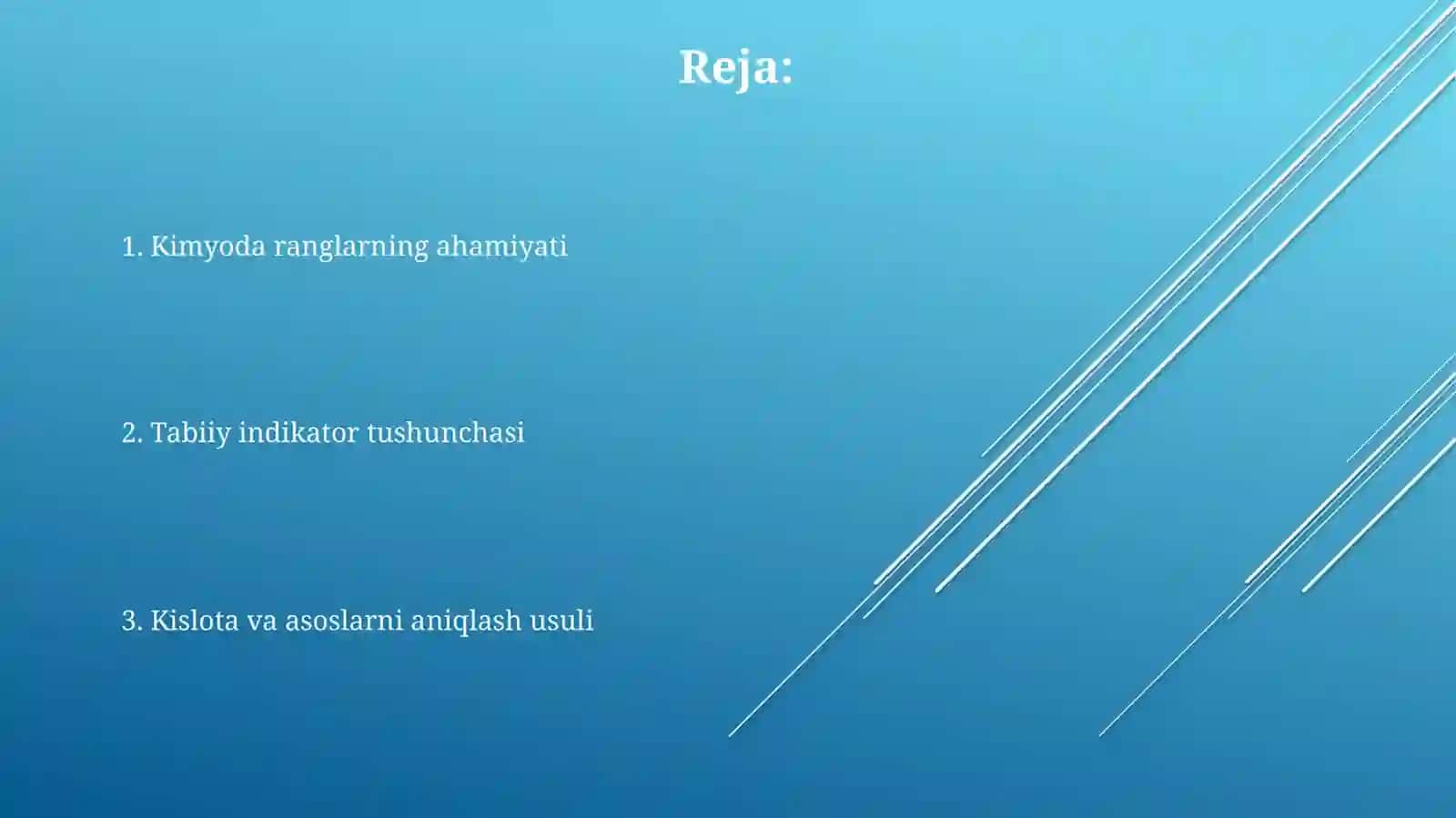 Ranglar tilida kimyo Tabiiy indikatorlar yordamida kislota va asoslarni aniqlaymiz 2