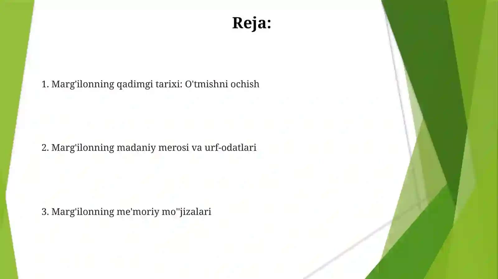 Marg'ilonning qadimgi tarixi 2