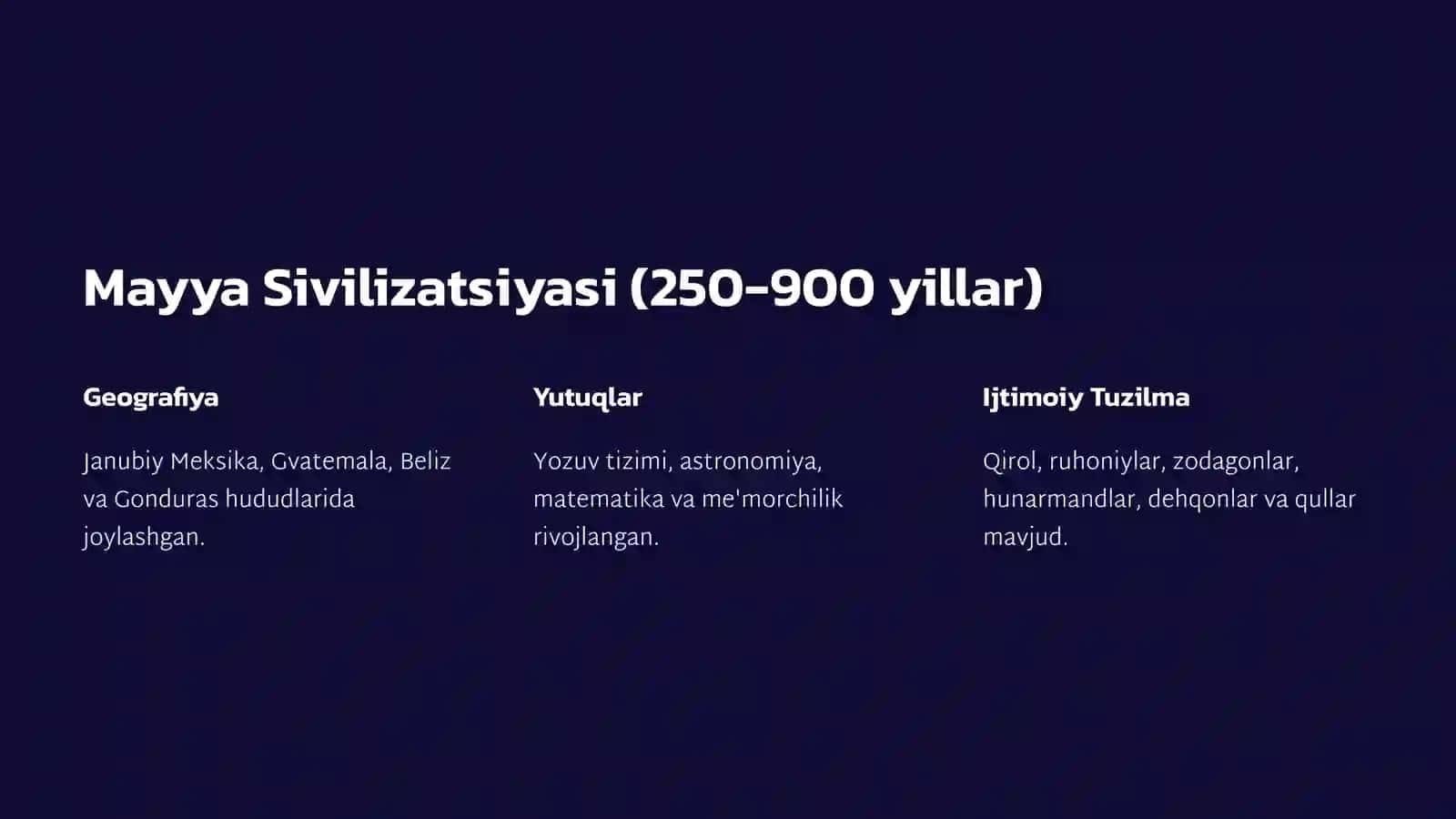 O'rta Asrlarda Amerika Xalqlari 2