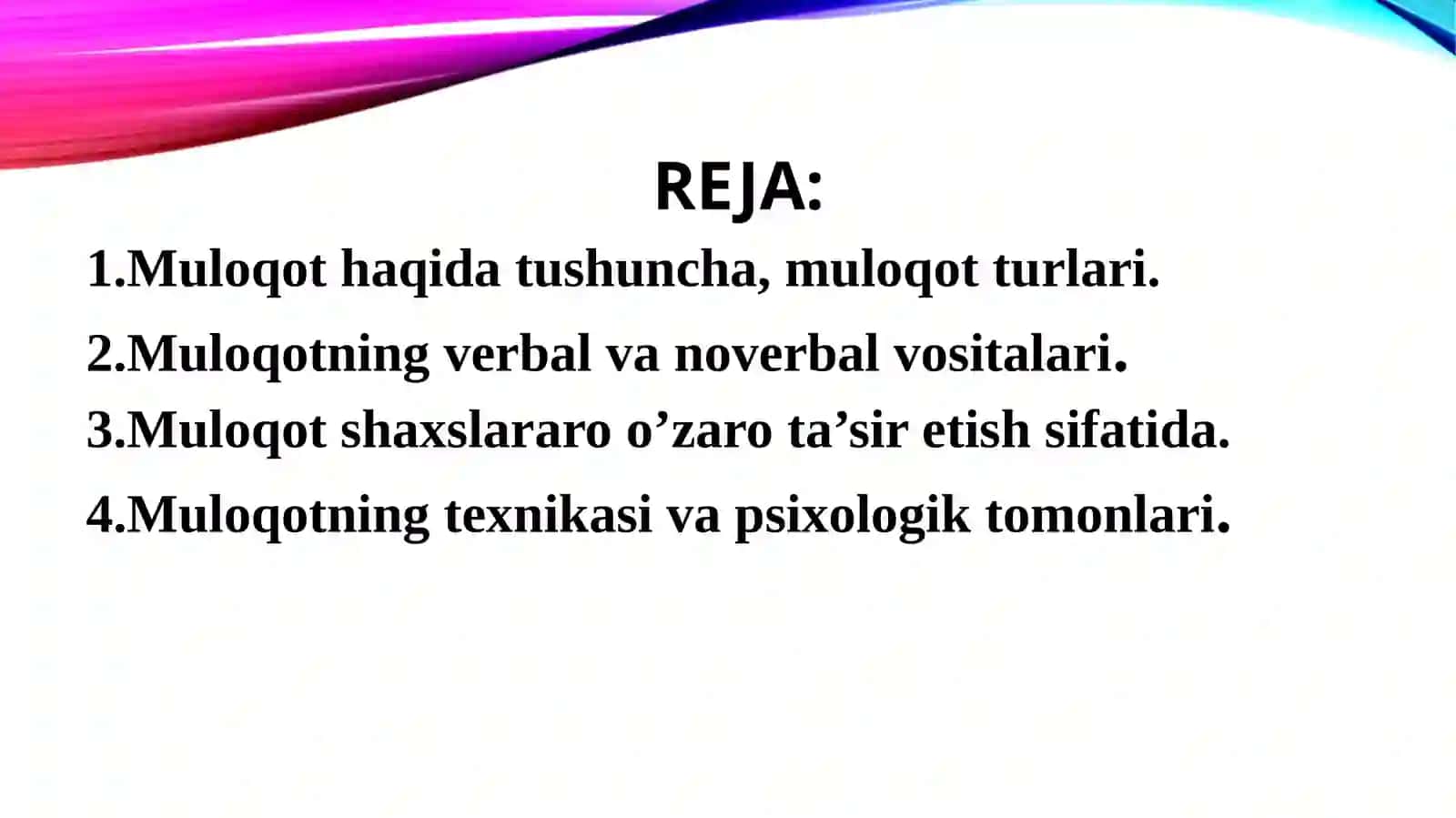 MULOQOT PSIXOLOGIYASI 2