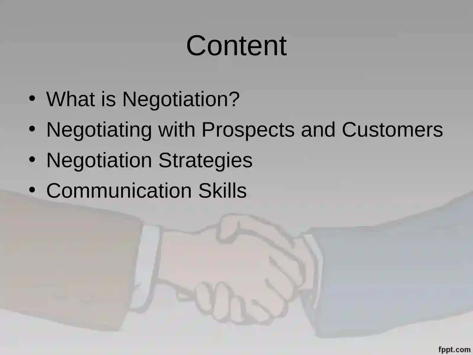 NEGOTIATION SKILLS 2