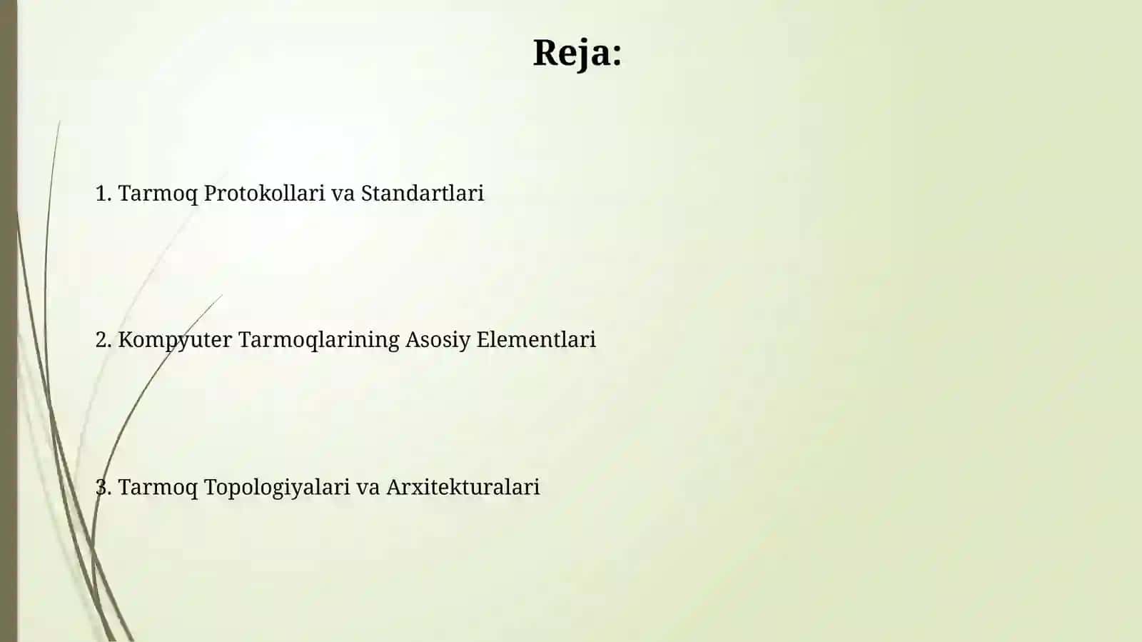 Kompyuter Tarmoqlarining Asosiy Elementlari 2