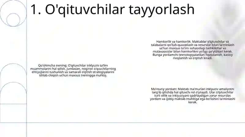 O'qituvchilar tayyorlash 2