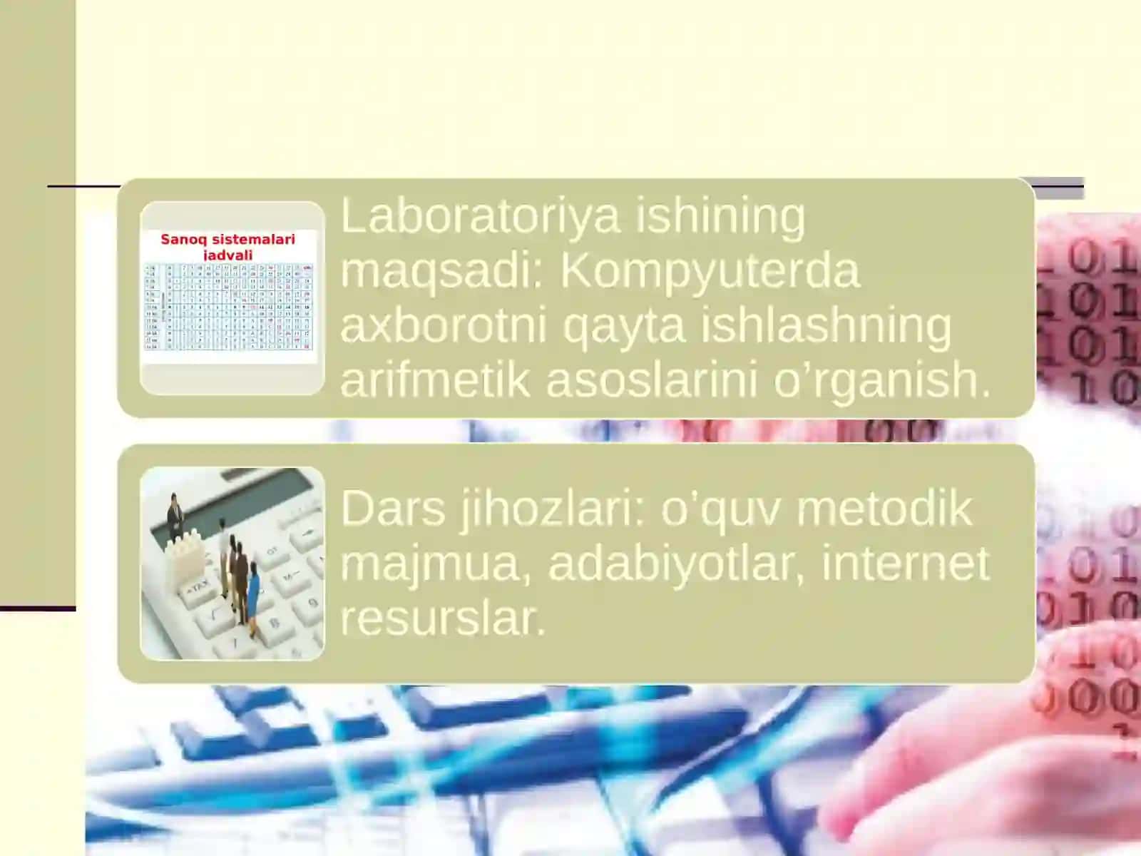 TURLI SANOQ SITEMALARIDA AMALLAR BAJARISH 2