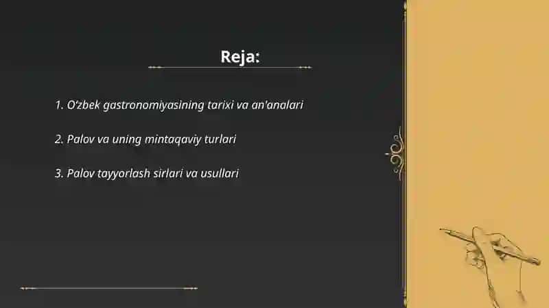 Oʻzbek gastronomiyasi 2