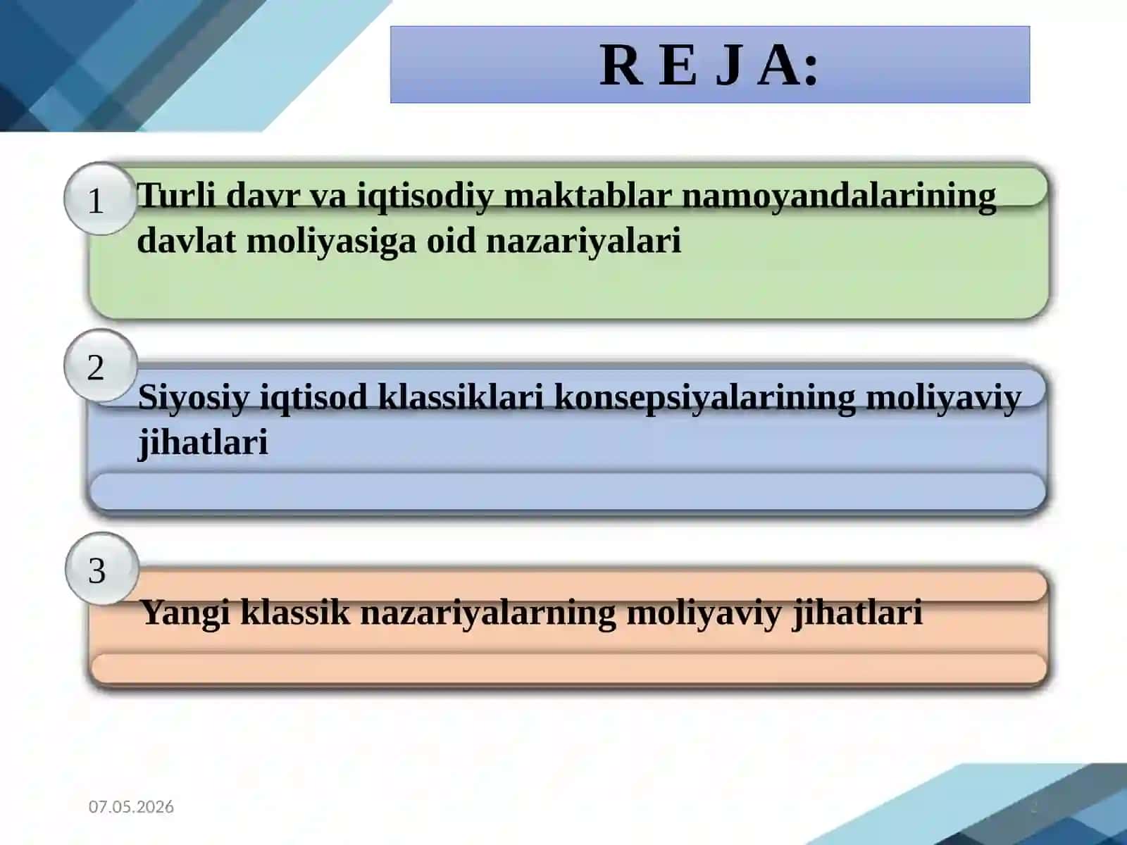 DAVLAT MOLIYASI TO‘G‘RISIDAGI NAZARIYALAR 2