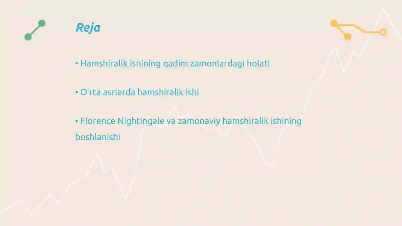 Hamshiralik ishining rivojlanish tarixi va davrlari 2