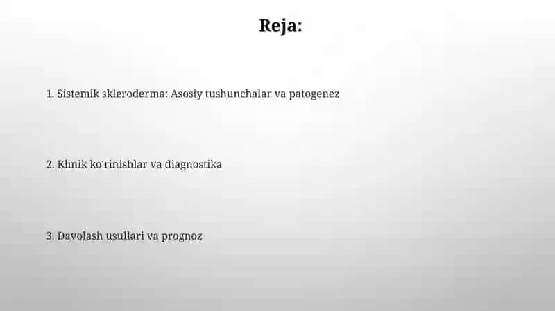 Sistemali sklerodermiya 2
