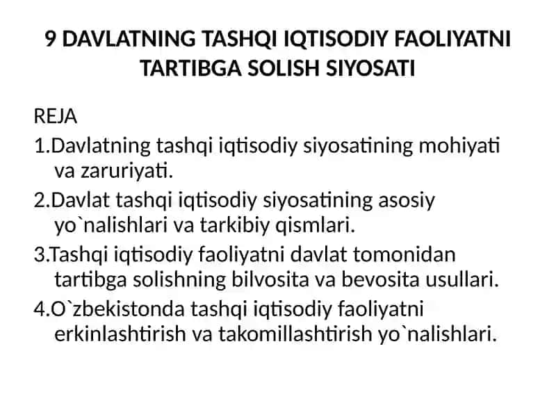 TARMOQLAR IQTISODIYOTI KAFEDRASI 2