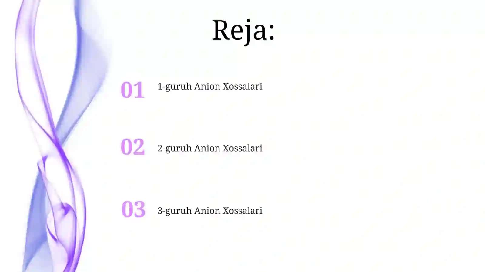 3-guruh anionlari haqida 2