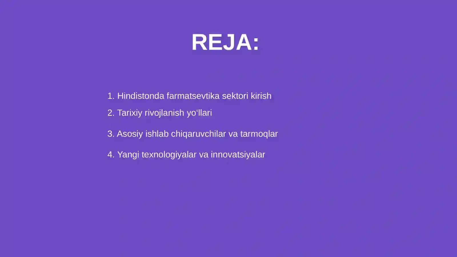 Hindistonda farmatsevtika rivojlanishi 2