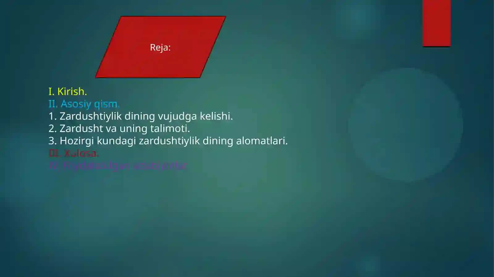 Zardushtiylik dini tarixi va Falsafasi 2