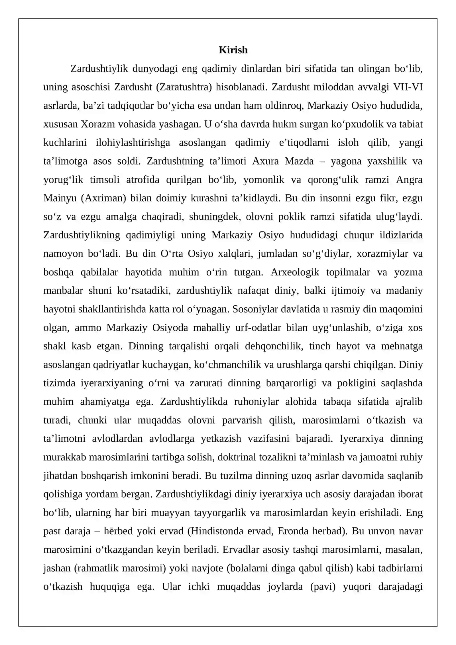 Zardushtiylikning diniy iyerarxiyasi 2