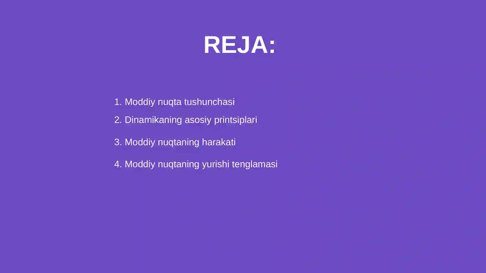 Moddiy nuqta dinamikasi 2