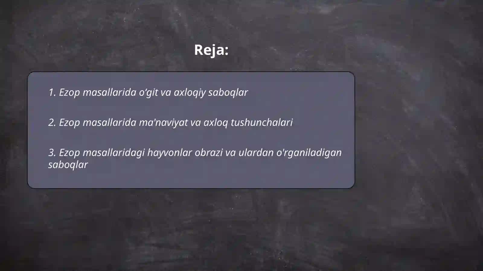 Ezop masallarida didaktika 2