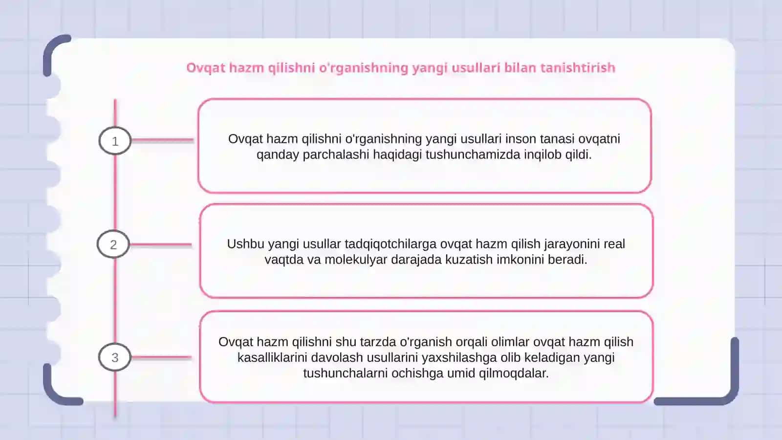 Hazm faoliyatini o‘rganishdagi yangi usullar 2